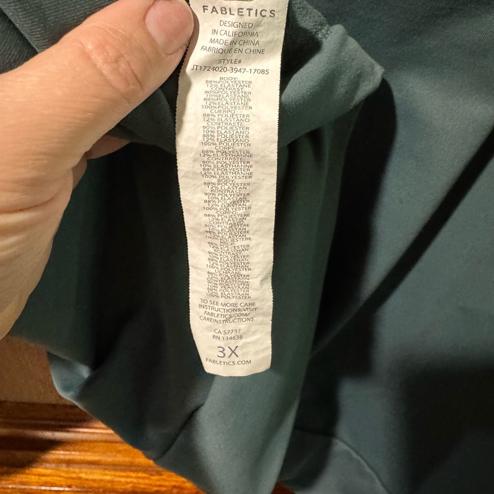 Fabletics Black And Gray Zip Jacket - image 8